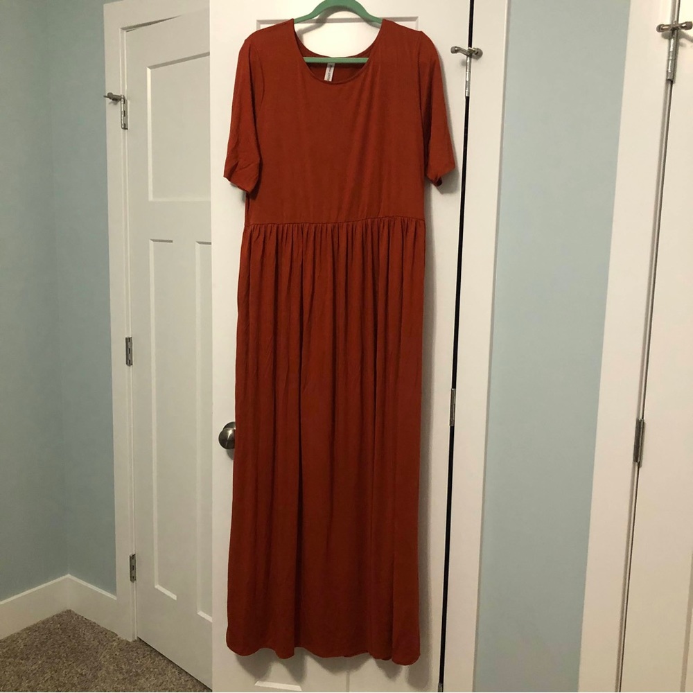 Orange Maxi Dress